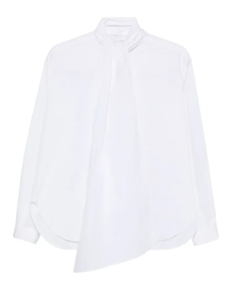 CENERE GB bow-detail shirt - Weiß Weiß