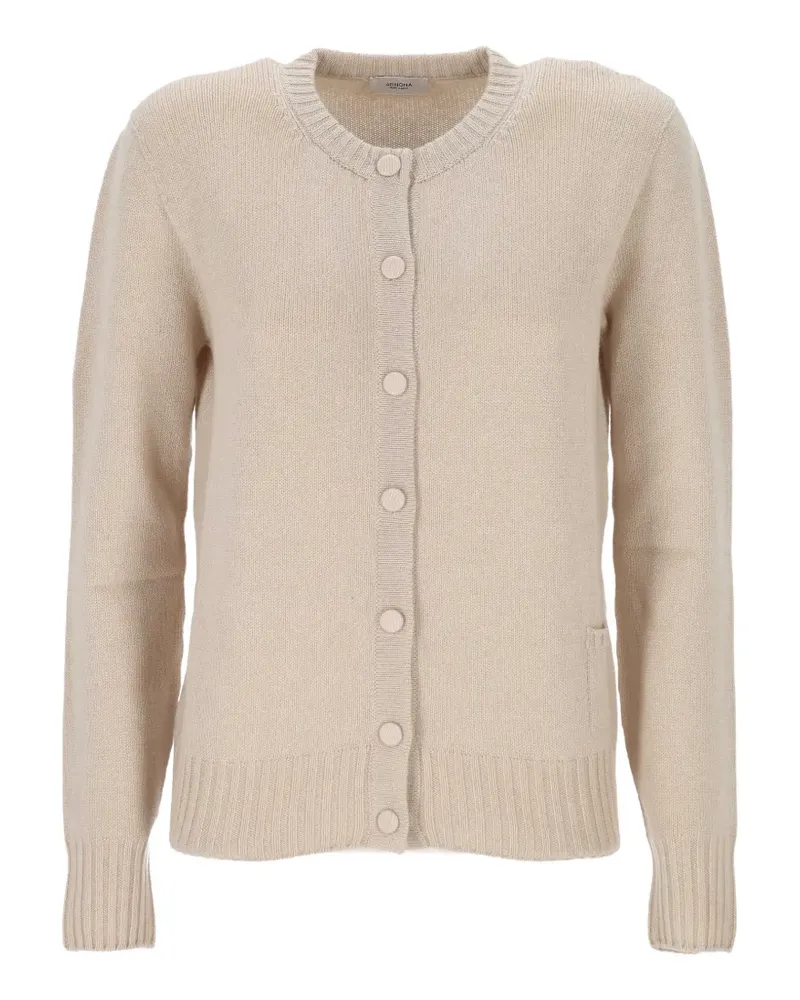 AGNONA Cardigan mit Knopfleiste - Nude Nude