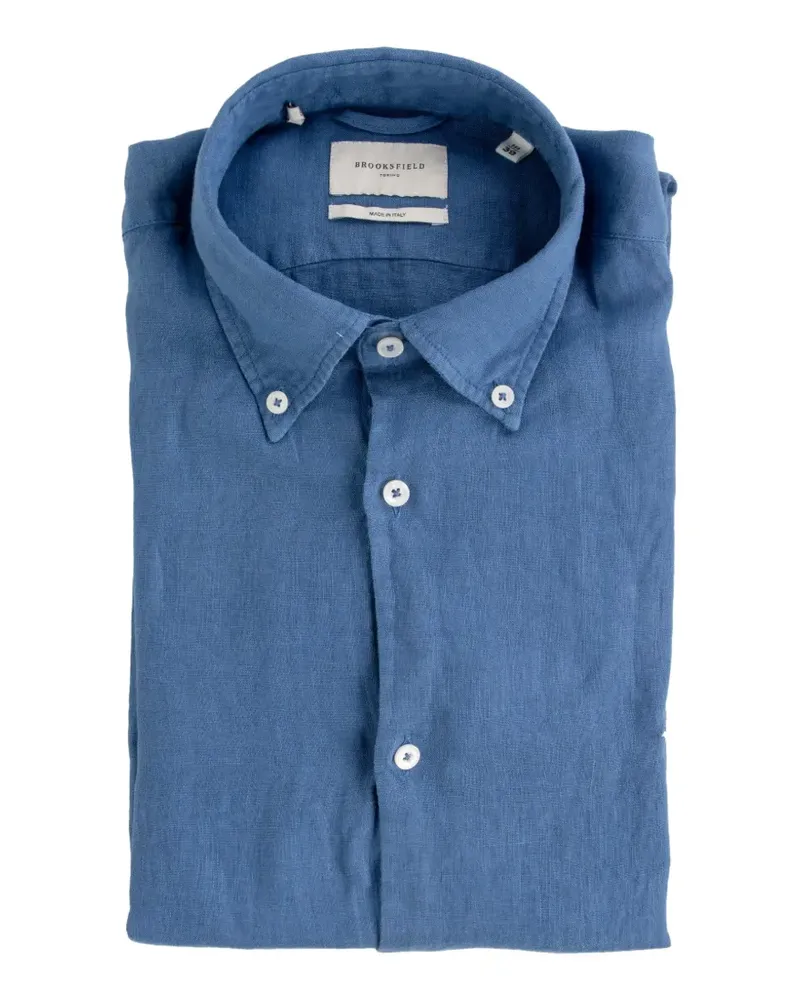 Brooksfield button shirt - Blau Blau