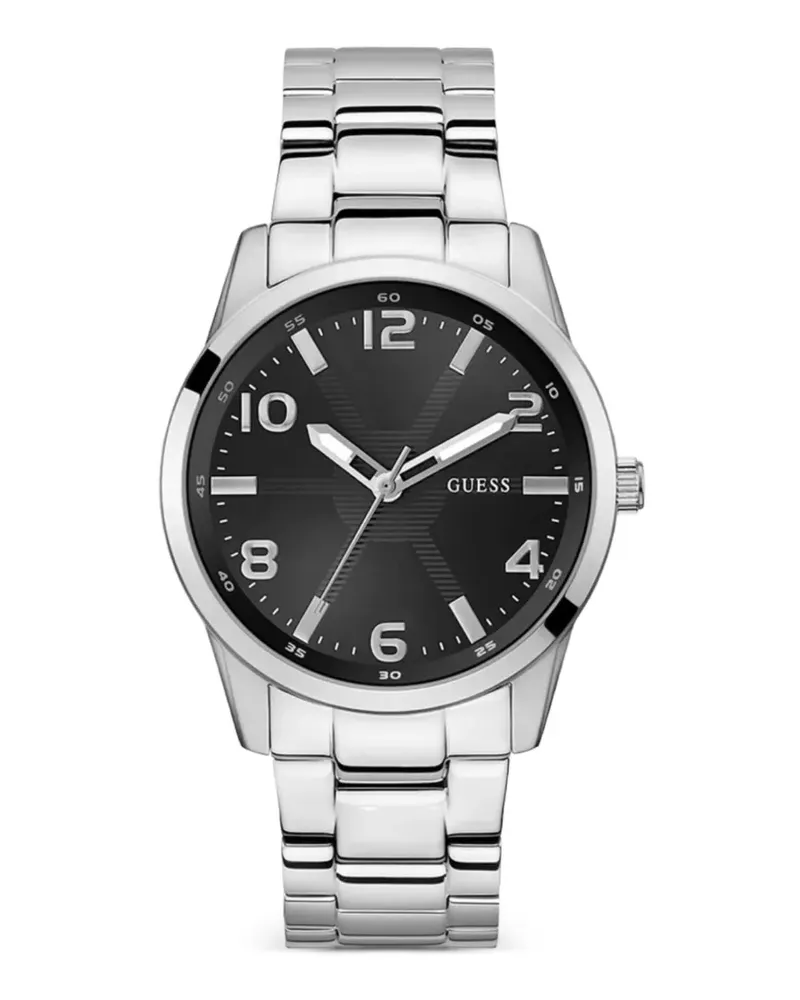 Guess round-shape 42mm watch - Schwarz Schwarz