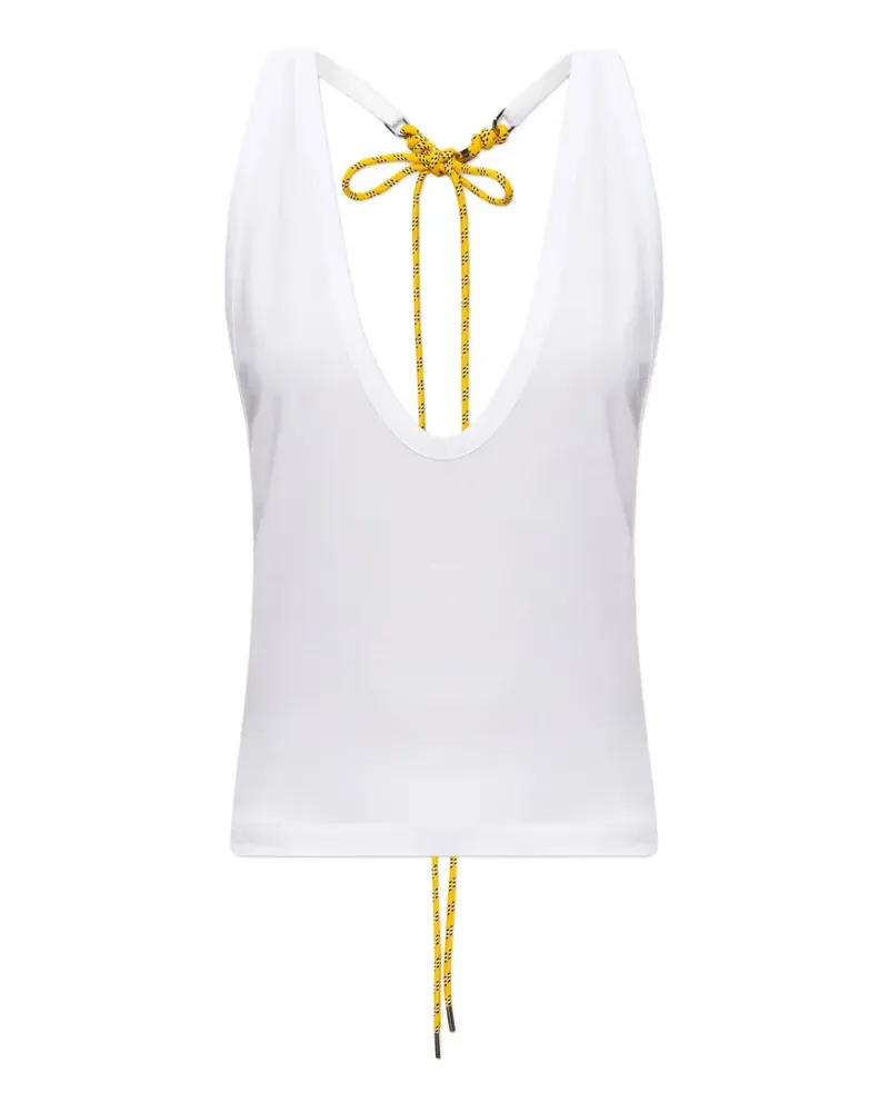 Dsquared2 rope-detail top - Weiß Weiß