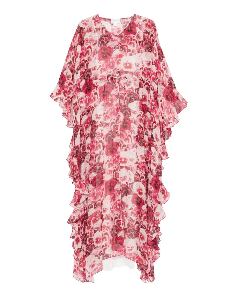 Giambattista Valli floral-pattern maxi dress - Rosa Rosa