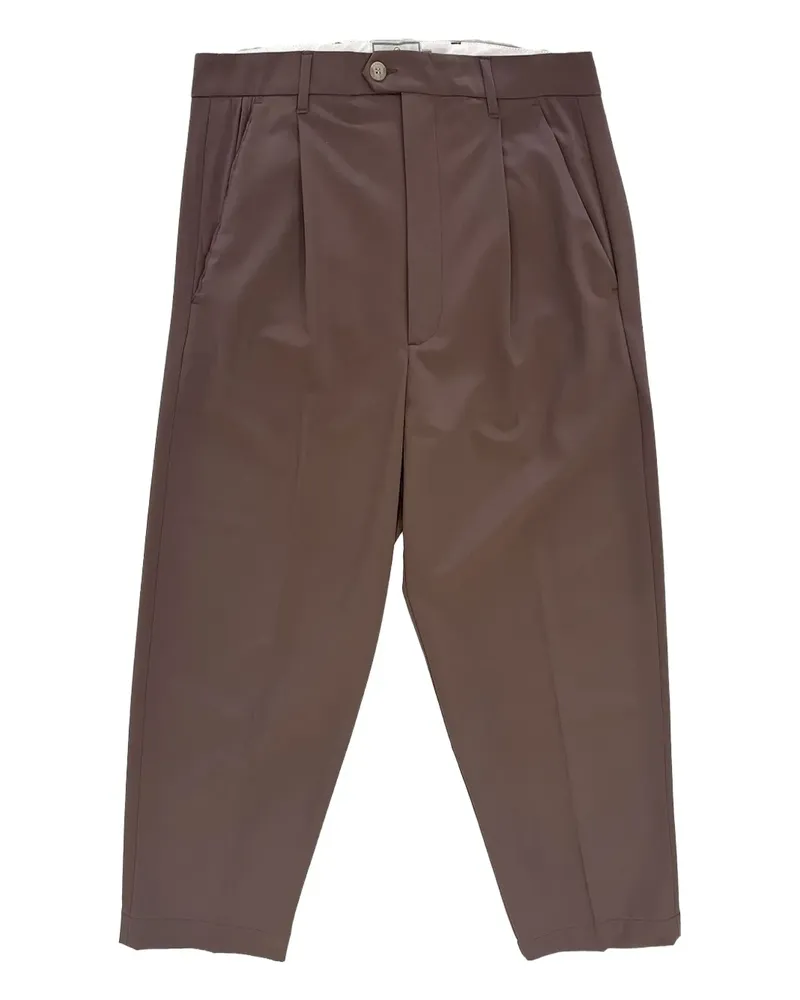 Maison Labiche Hose mit Bundfalten - Braun Braun