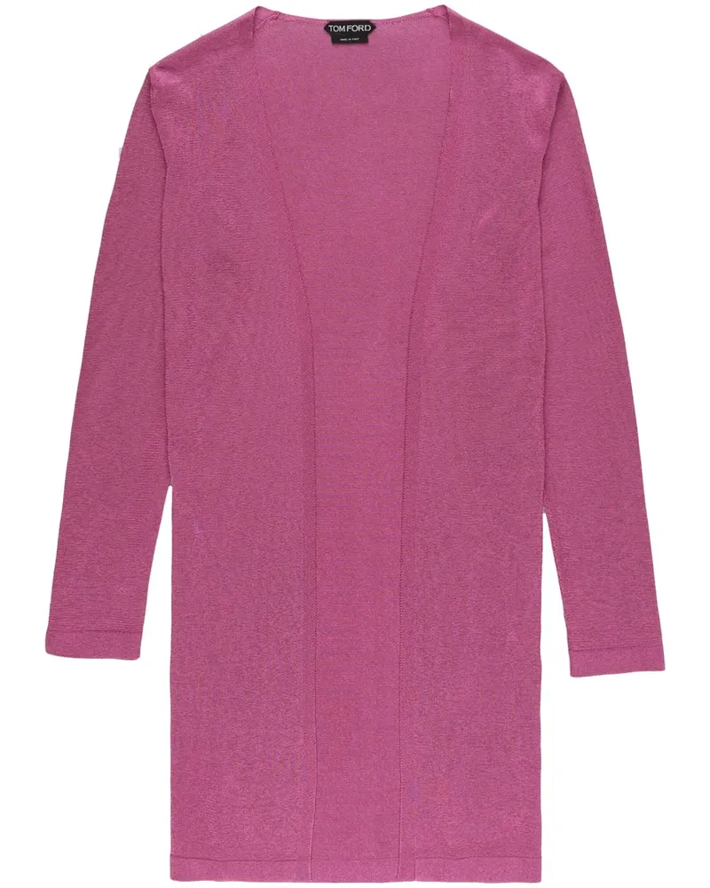 Tom Ford Offener Cardigan - Rosa Rosa