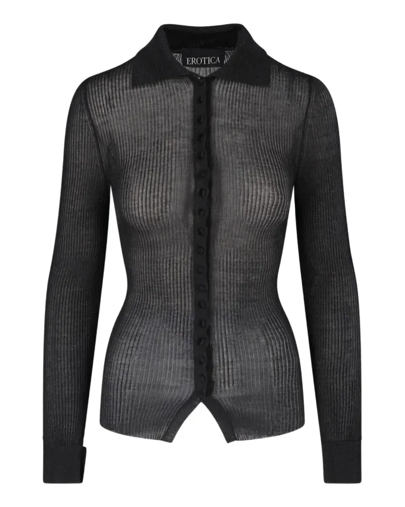 Dondup Erotica ribbed-knit shirt - Schwarz Schwarz