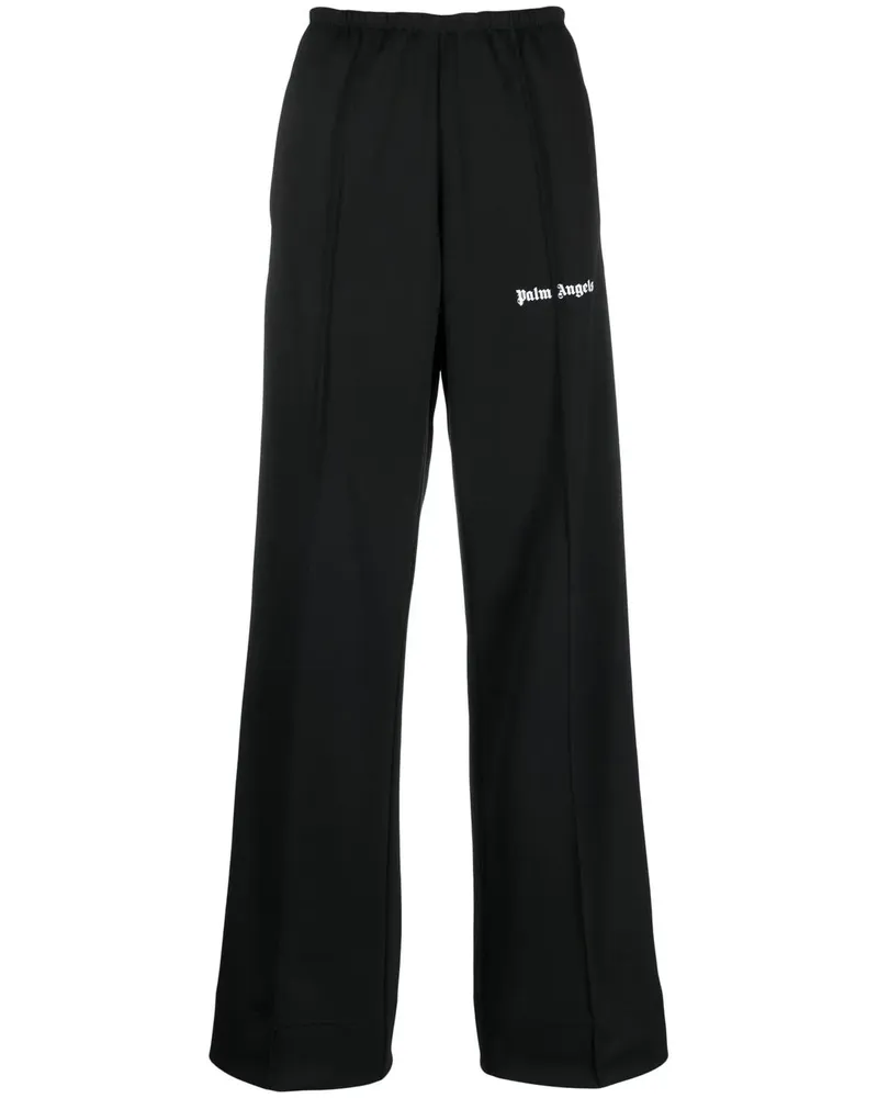Palm Angels Jogginghose mit Logo-Print - Schwarz Schwarz
