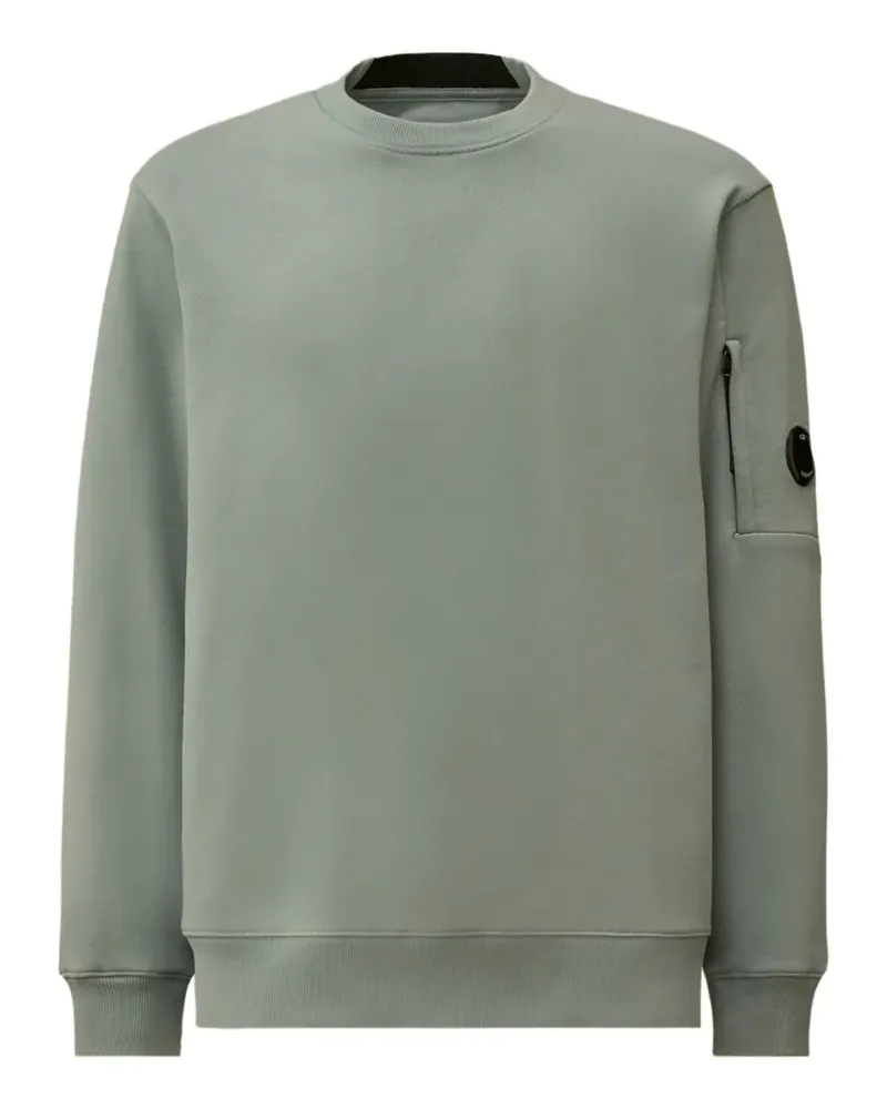 C.P. Company Sweatshirt mit Reißverschlusstasche - Grün Grün