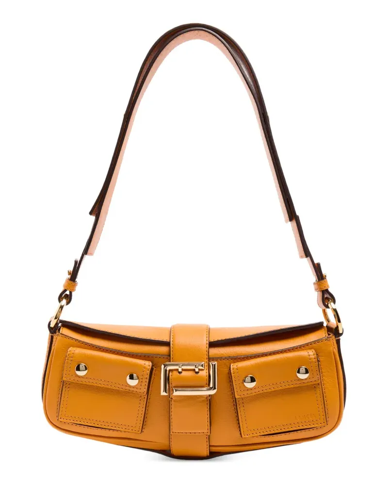 Lancel S Beuteltasche aus gekörntem Leder - Orange Orange