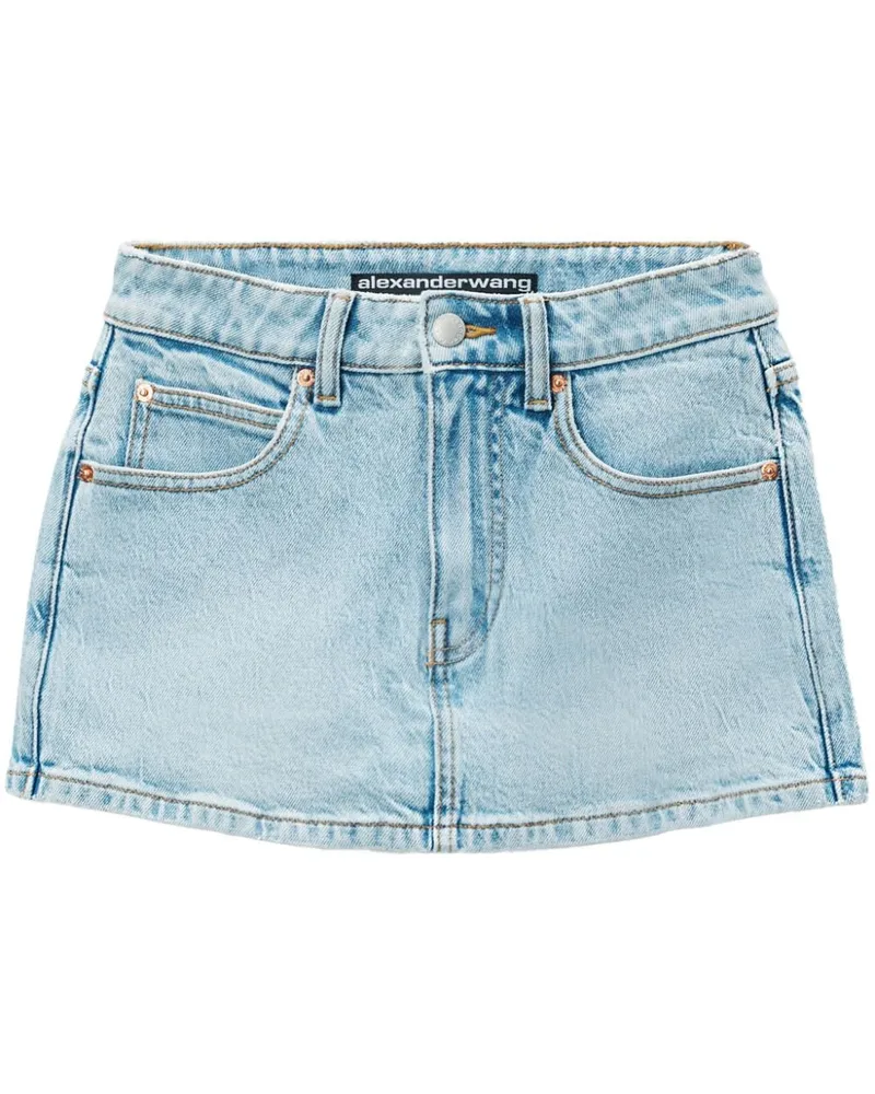 Alexander Wang Hosenrock mit hohem Bund - Blau Blau