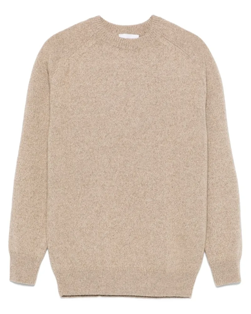 LARDINI Klassischer Kaschmirpullover - Nude Nude