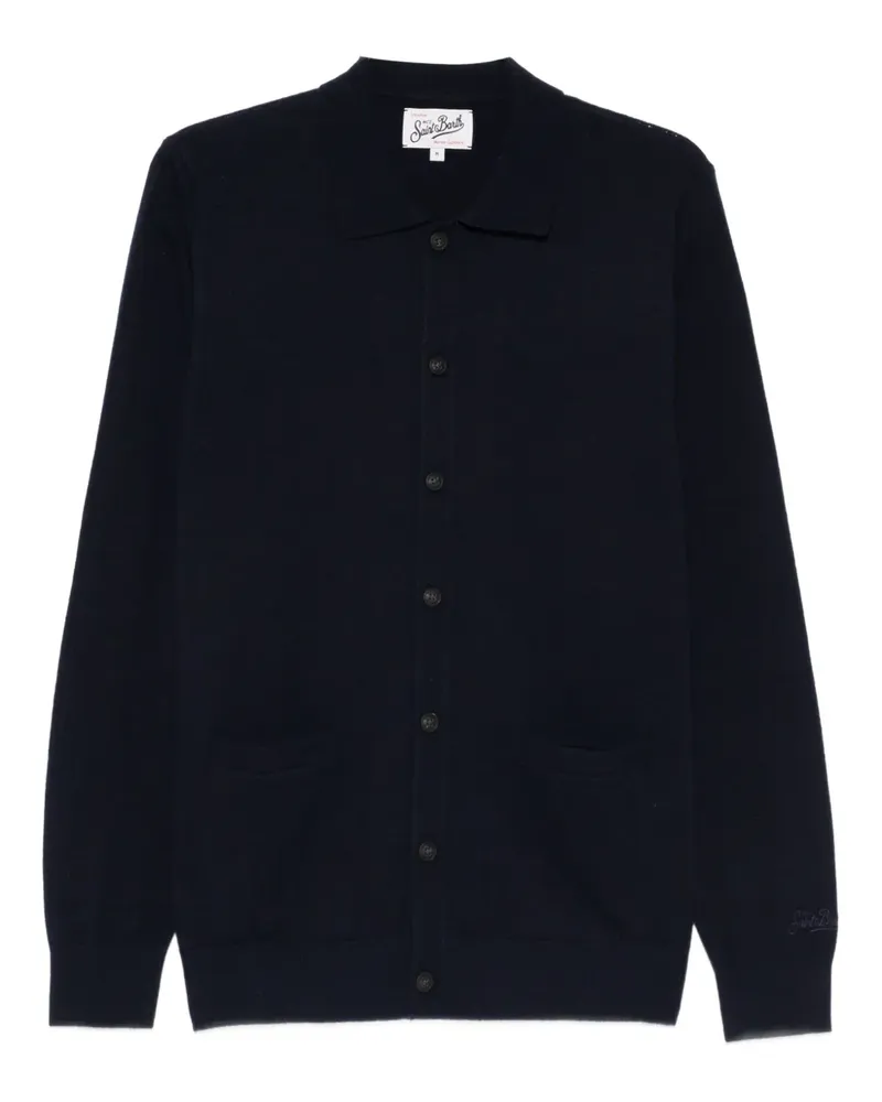 MC2 Saint Barth pocket hanover cardigan - Blau Blau