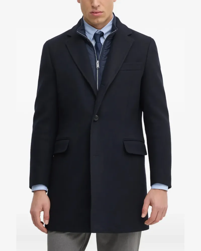 Hackett Mantel im Layering-Look - Blau Blau