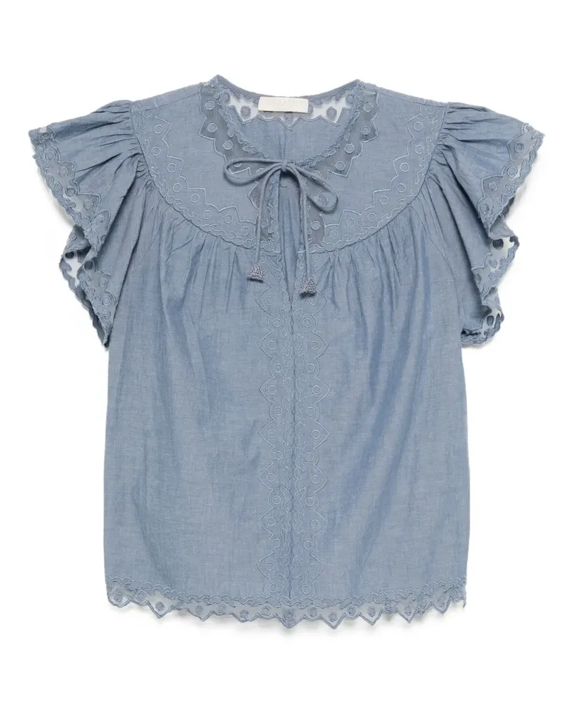 Ulla Johnson Effie Oberteil - Blau Blau