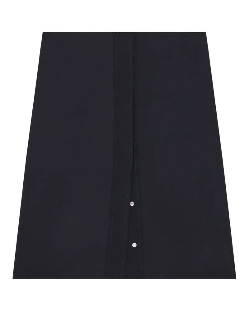 Courrèges Minirock mit Druckknöpfen - Blau Blau