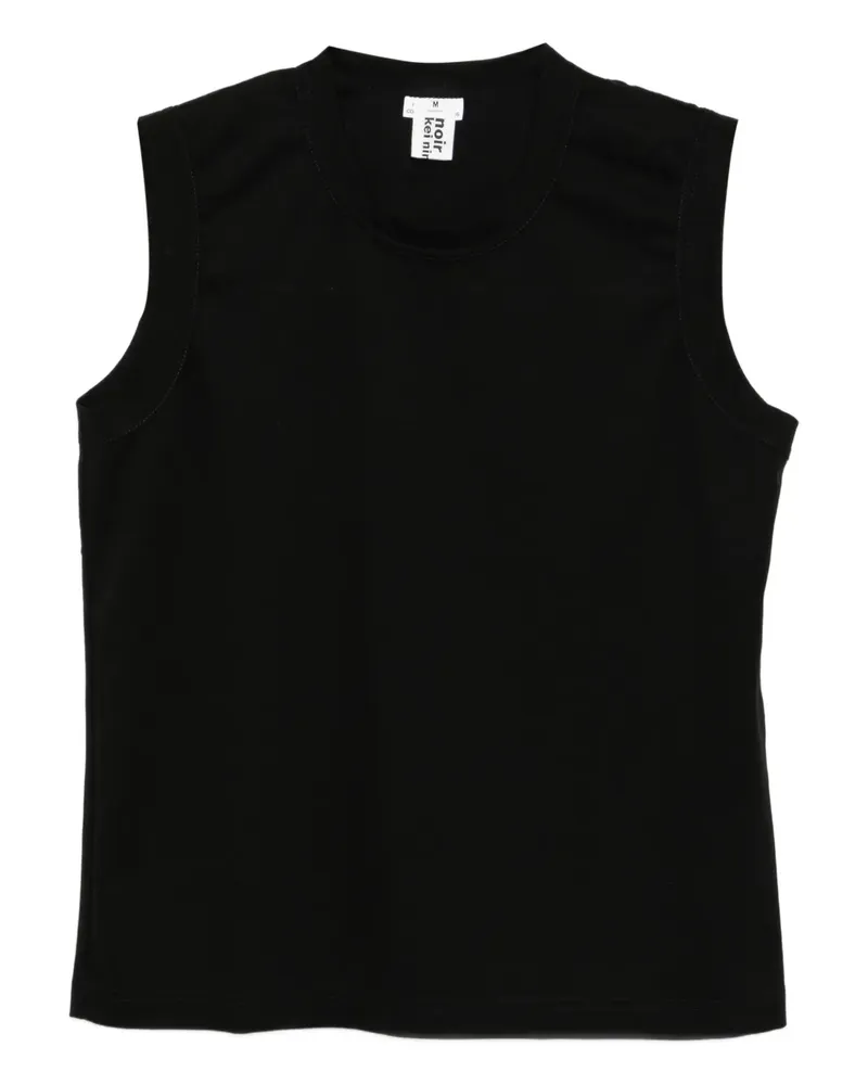 Noir Kei Ninomiya Trägershirt aus Baumwolle - Schwarz Schwarz