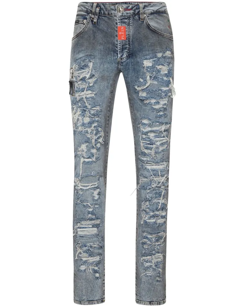 Philipp Plein Rock Star Jeans - Blau Blau