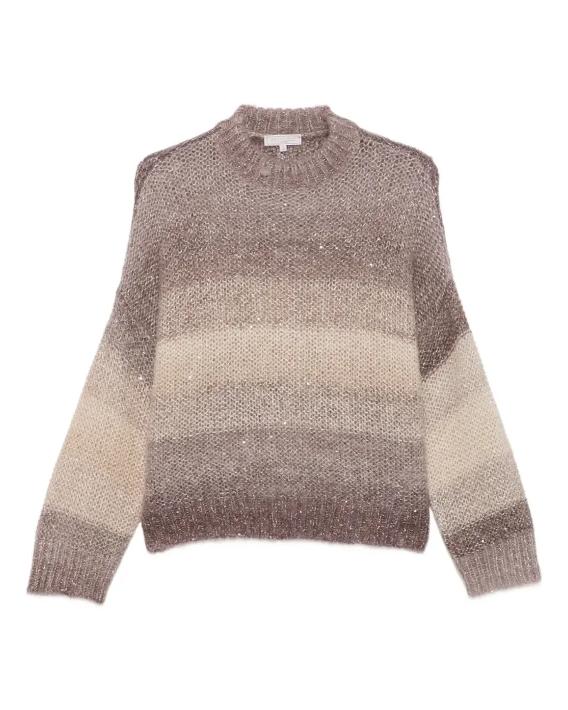 Antonelli Firenze Loira Pullover mit Pailletten - Braun Braun