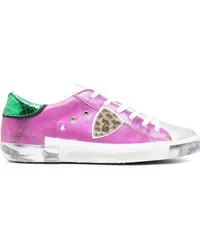 Philippe Model Sneakers in Colour-Block-Optik Rosa