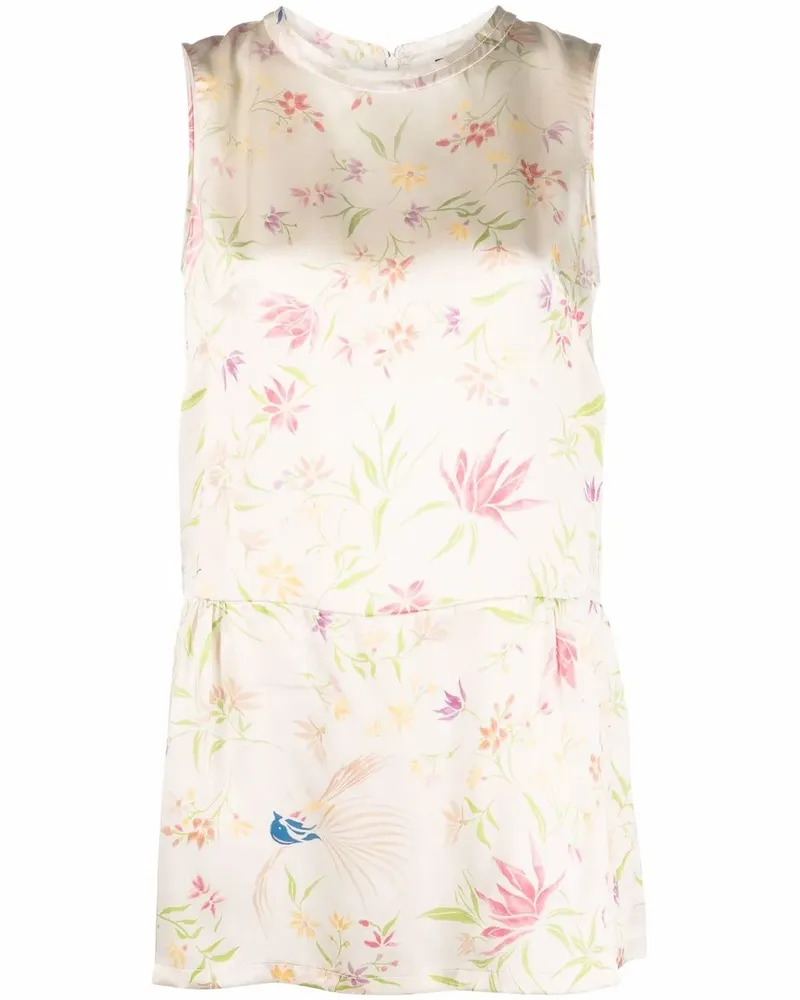 ASPESI Bluse mit Print - Nude Nude