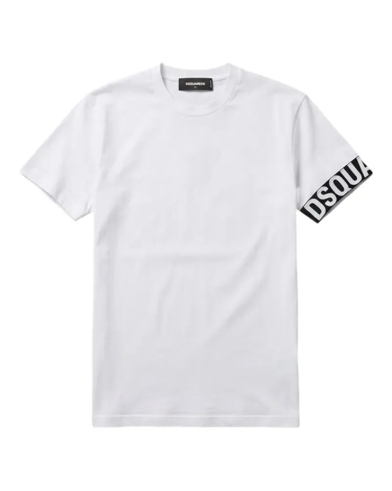Dsquared2 logo-print slim-fit T-shirt - Weiß Weiß