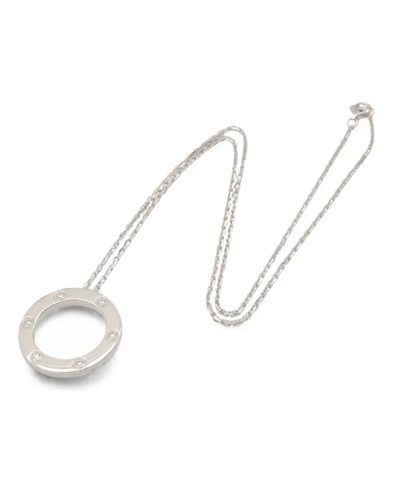 Cartier 2010s Love Circle diamond necklace - Silber Silber