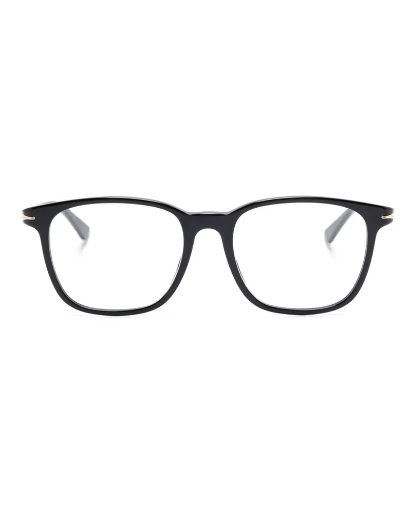 Montblanc Brille mit eckigem Gestell - Schwarz Schwarz