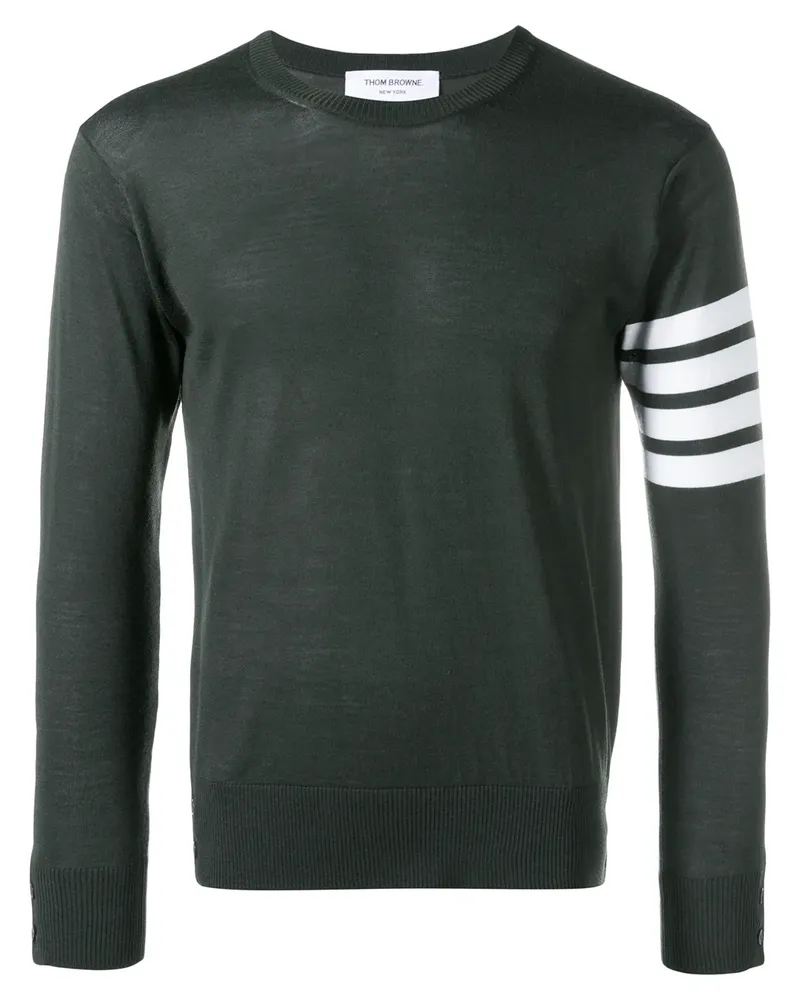 Thom Browne Pullover mit rundem Ausschnitt - Grün Grün