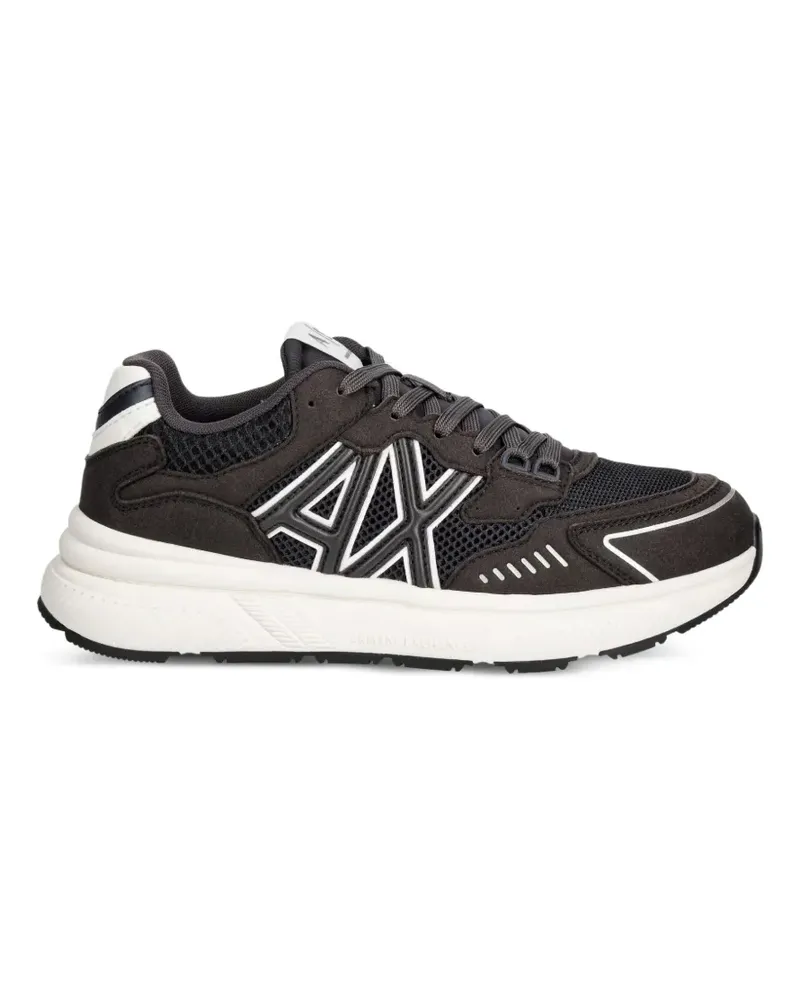 Armani Exchange Sneakers mit Logo-Patch - Grau Grau