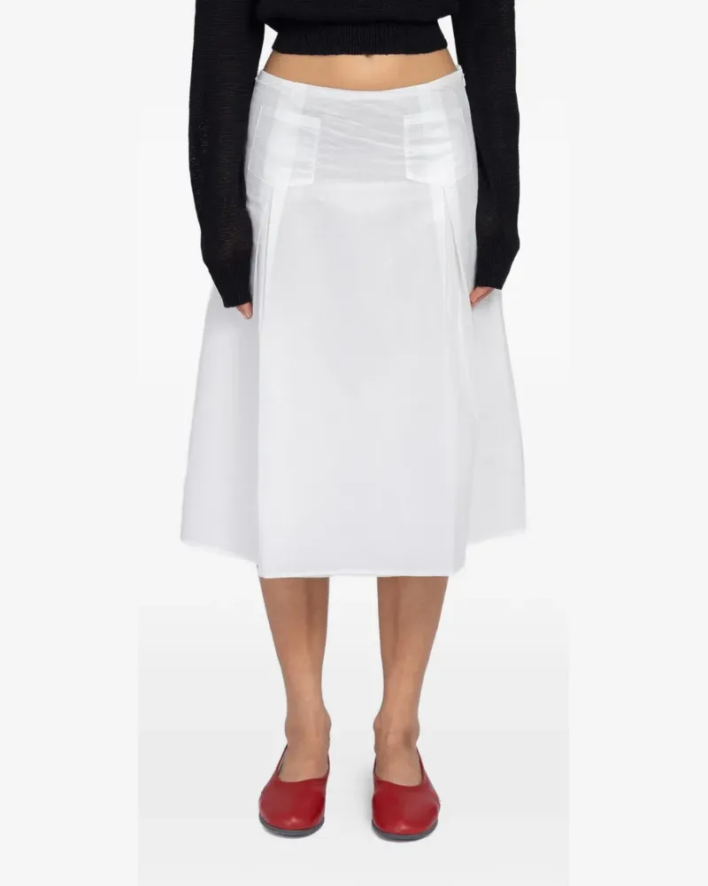 Paloma Wool Dimi pleated-detail midi skirt - Weiß Weiß
