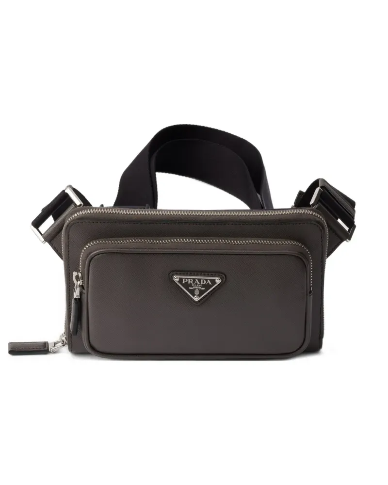 Prada Re-Nylon Gürteltasche mit Reißverschluss - Grau Grau