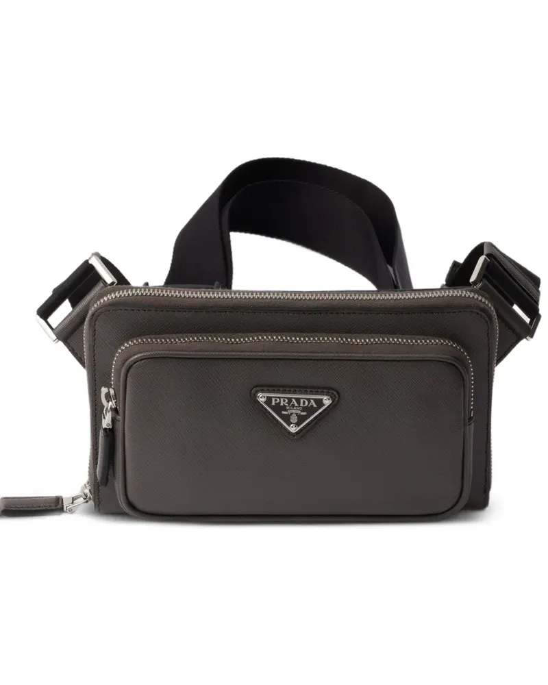 Prada Gürteltasche aus Saffiano-Leder - Grau Grau