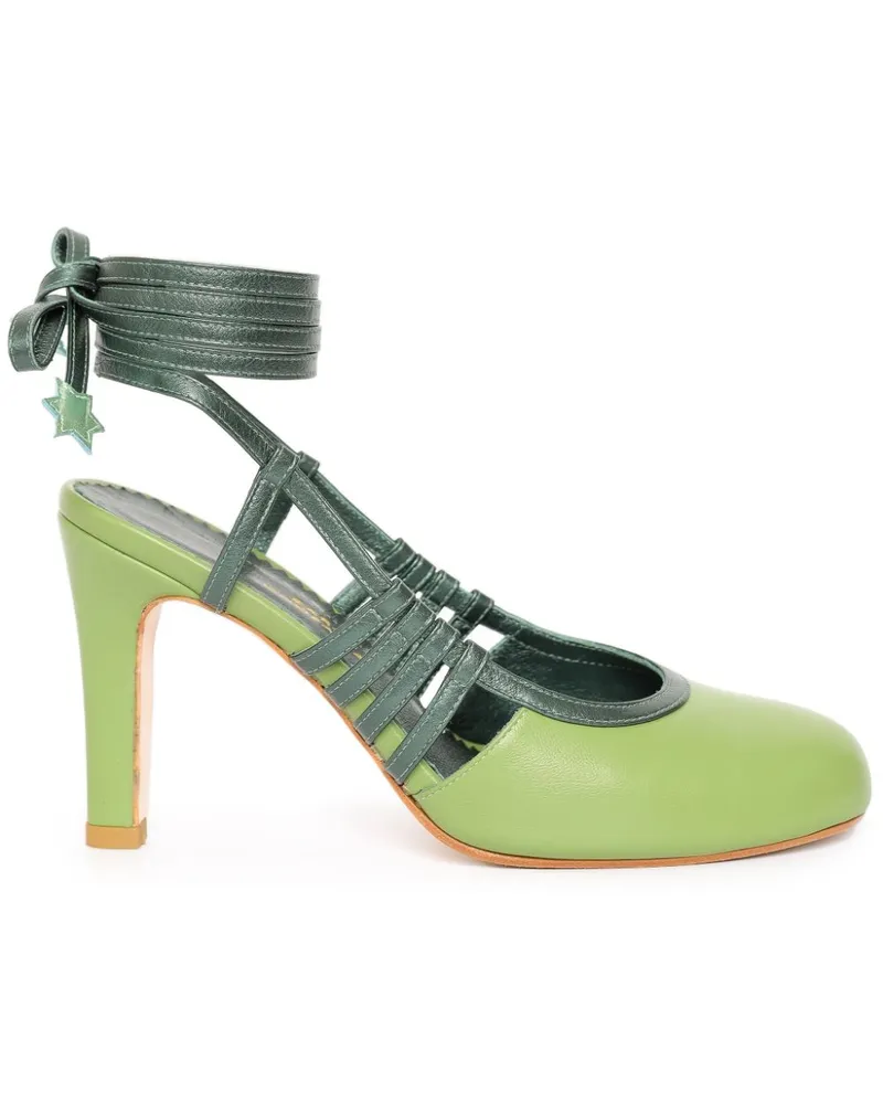 Sarah Chofakian Island Garden Pumps 75mm - Grün Grün