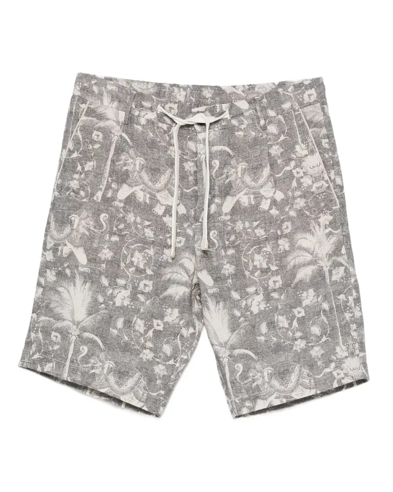 Eleventy Shorts mit Kordelzug - Schwarz Schwarz
