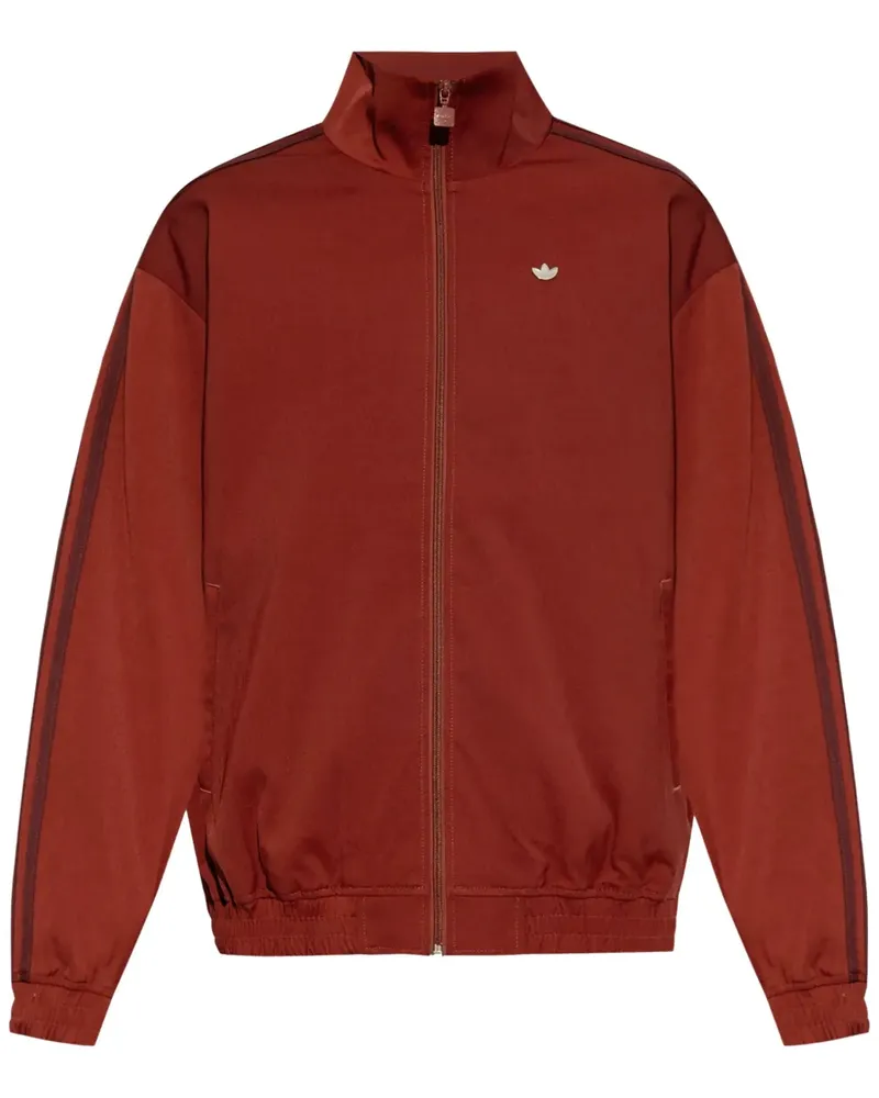 adidas Sweatshirt mit Logo-Schild - Rot Rot