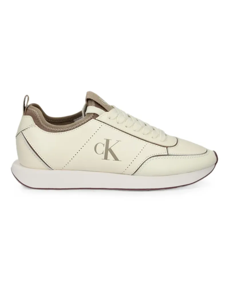 Calvin Klein Sneakers mit Kontrasteinsätzen - Nude Nude