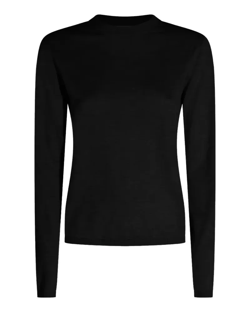 Max Mara crew-neck long-sleeve sweater - Schwarz Schwarz