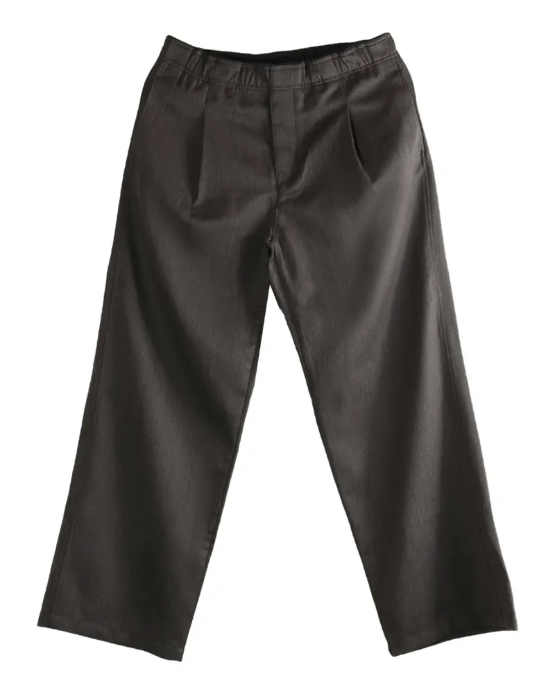 Our Legacy pleated-front trousers - Braun Braun