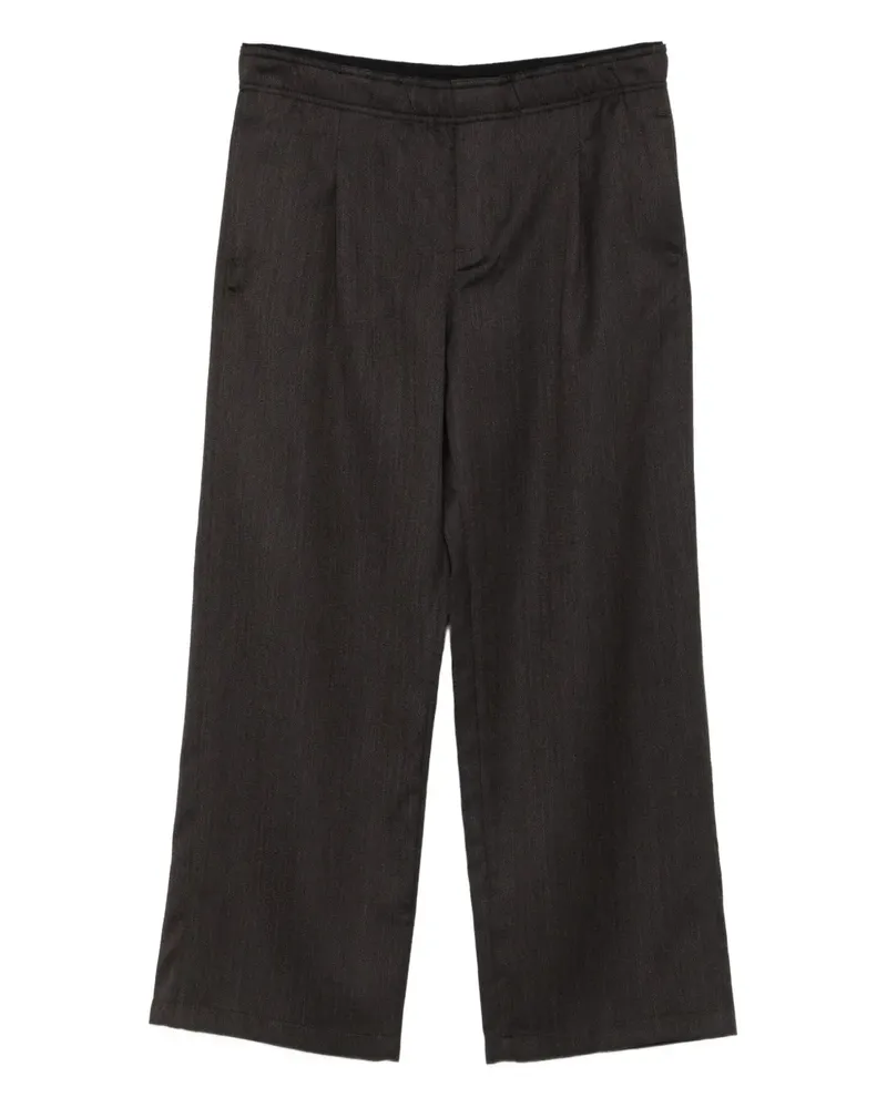 Our Legacy pleated-front trousers - Braun Braun