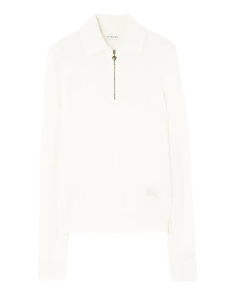 Burberry Poloshirt aus Kaschmir - Nude Nude