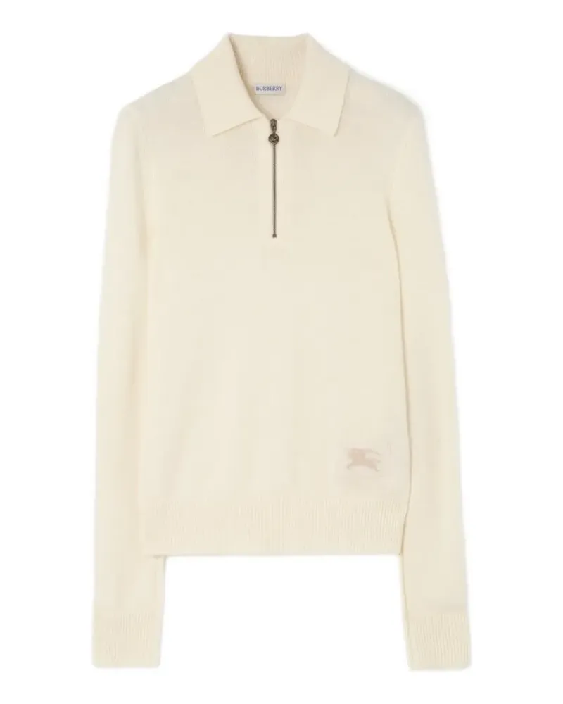 Burberry Poloshirt aus Kaschmir - Nude Nude
