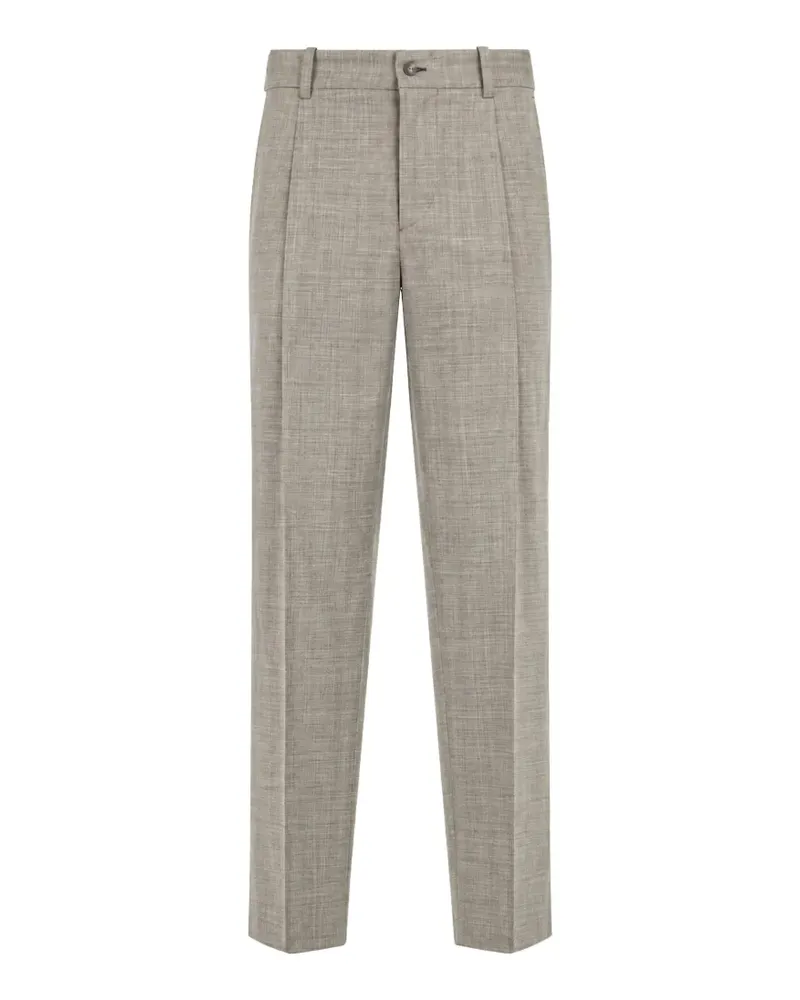 Billionaire pleated virgin wool trousers - Grau Grau