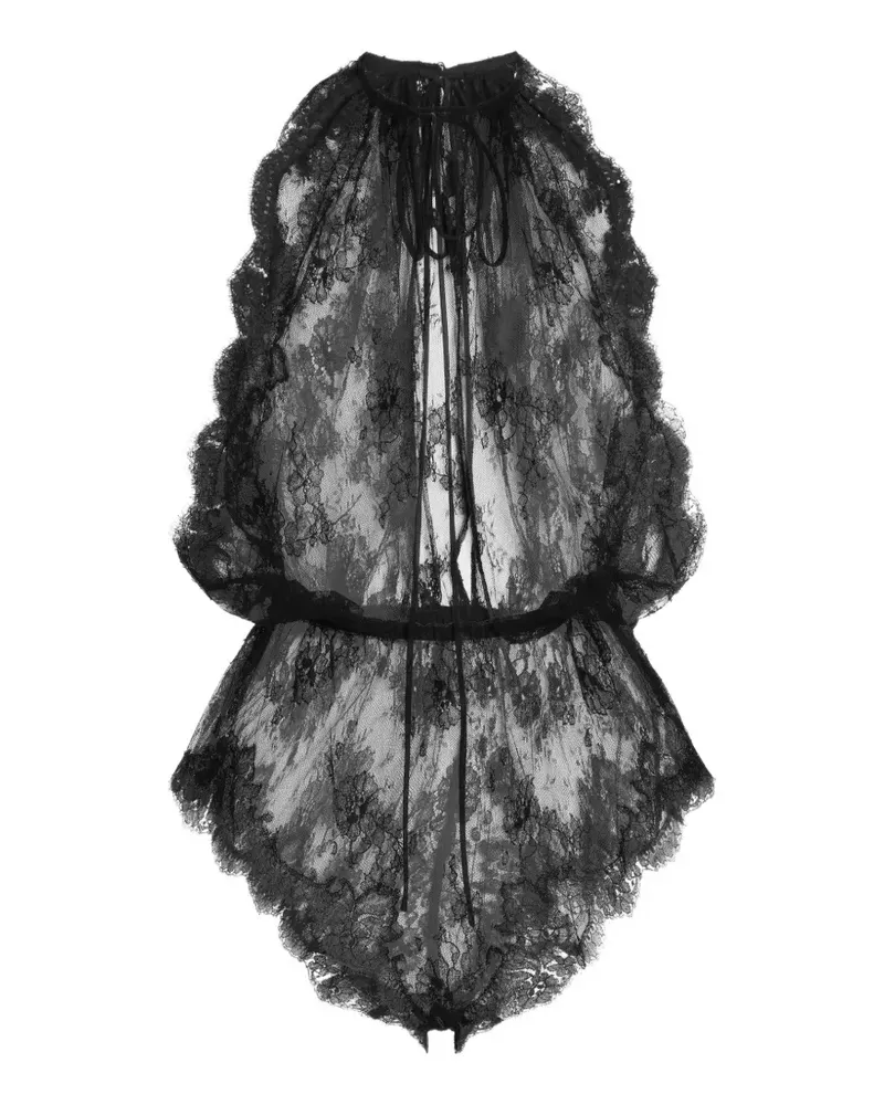 Dolce & Gabbana Body aus Spitze - Schwarz Schwarz