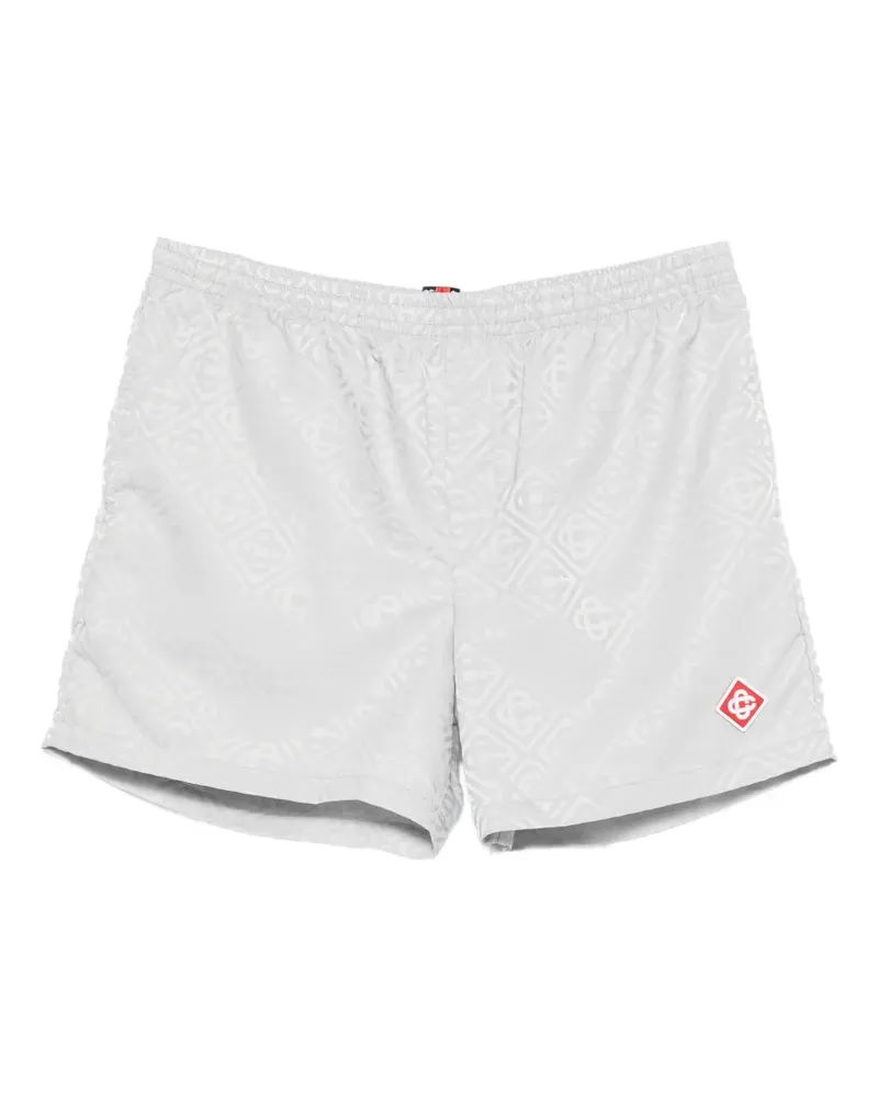 Casablanca Paris monogram-jacquard logo swim shorts - Grau Grau