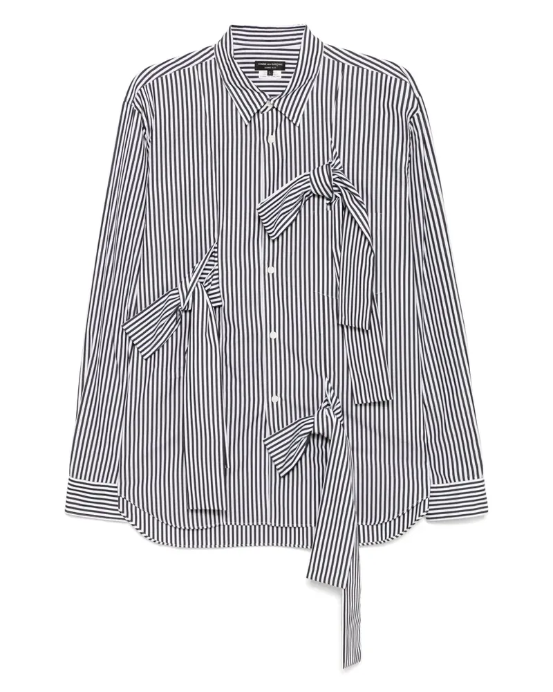 Comme des Garçons Hemd mit Schleife - Schwarz Schwarz