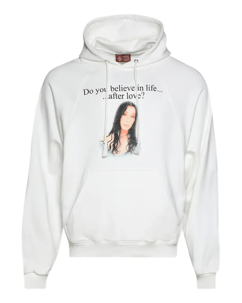 Praying Cher hoodie - Weiß Weiß