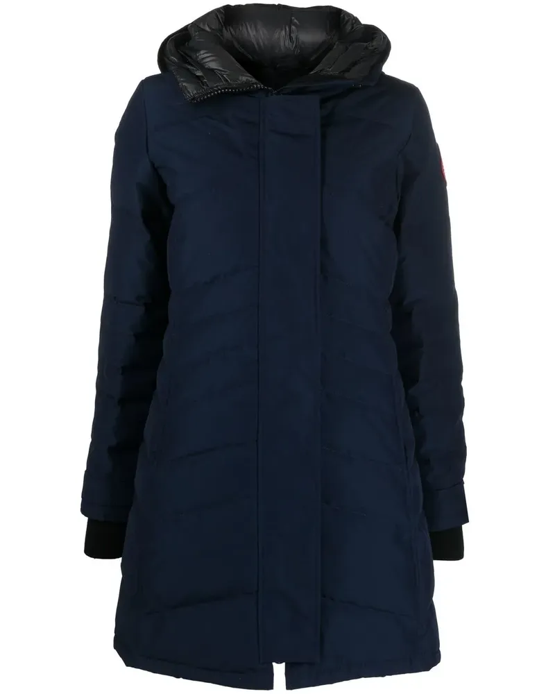 Canada Goose Mantel mit Logo-Patch - Blau Blau