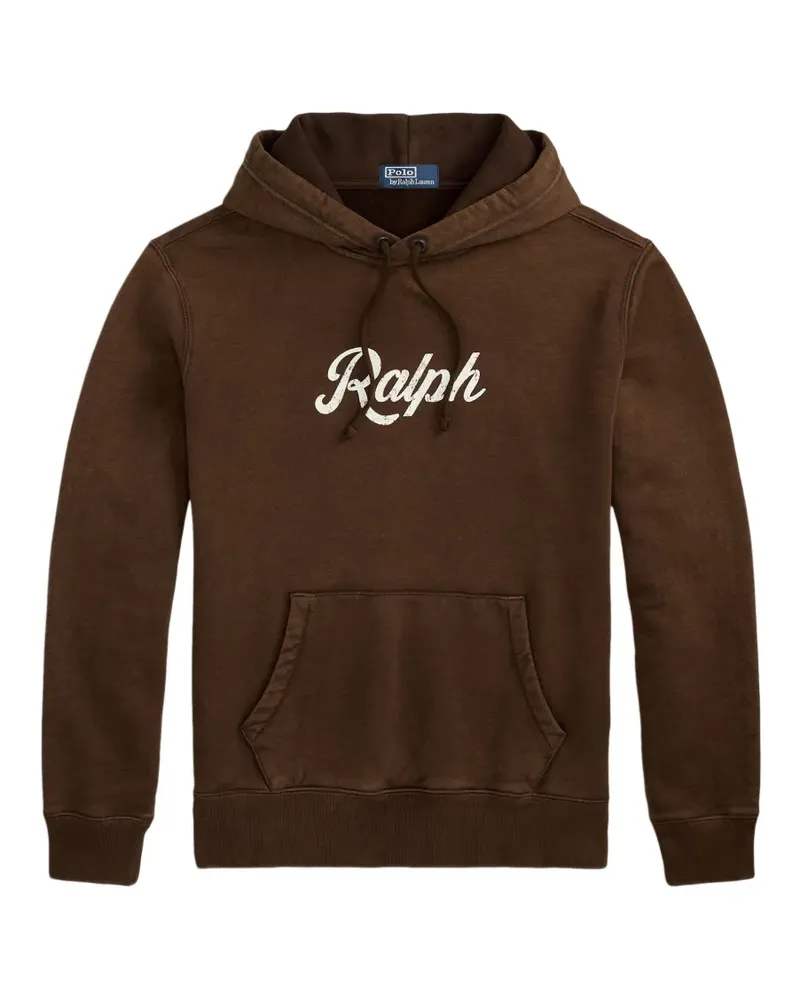 Ralph Lauren Hoodie mit Logo-Print - Braun Braun
