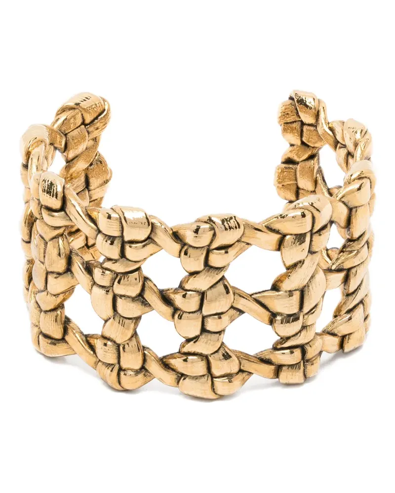 Aurélie Bidermann Maddock woven bracelet - Gold Gold