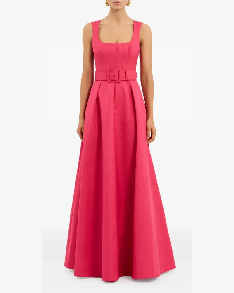Rebecca Vallance Rosalia Abendkleid mit Gürtel Rosa