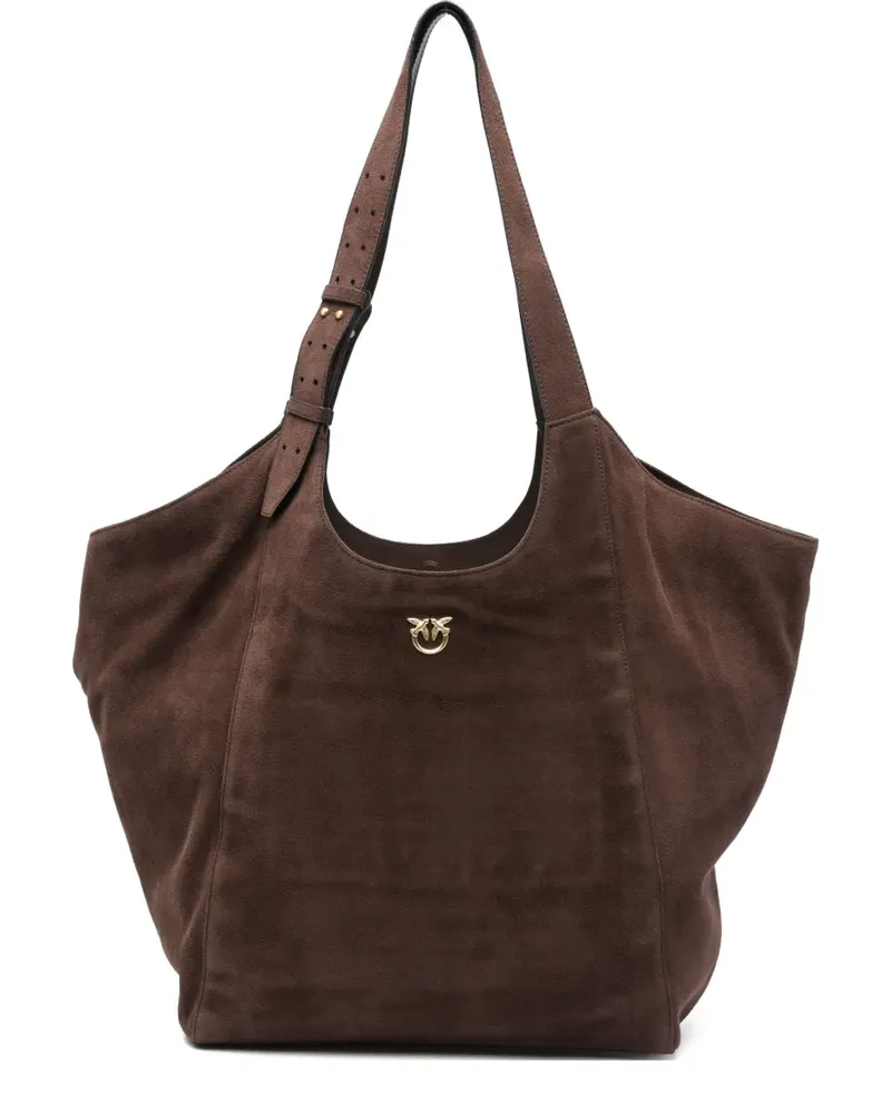 Pinko buckle detail shoulder bag - Braun Braun